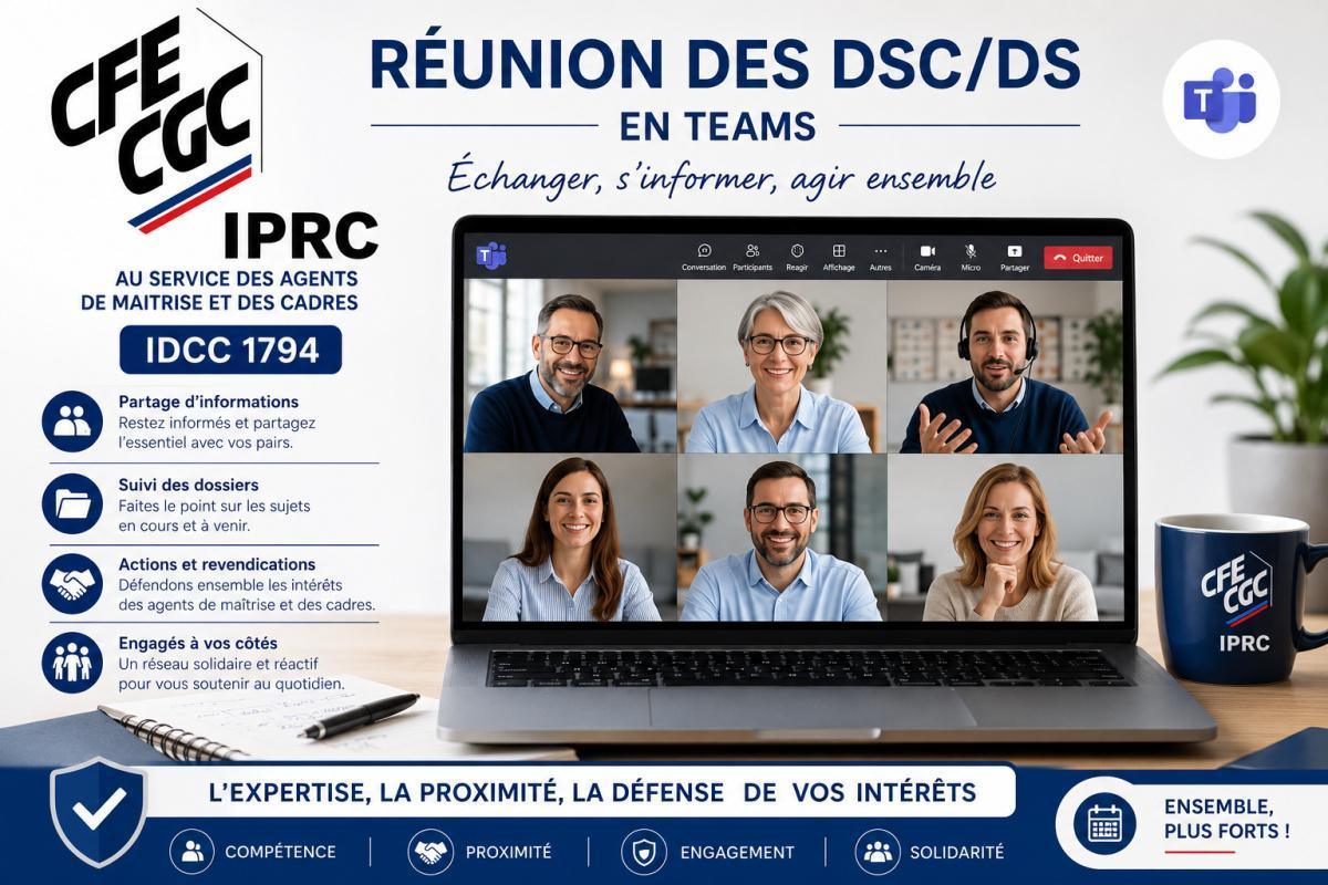 Réunion des DSC / DS / RS