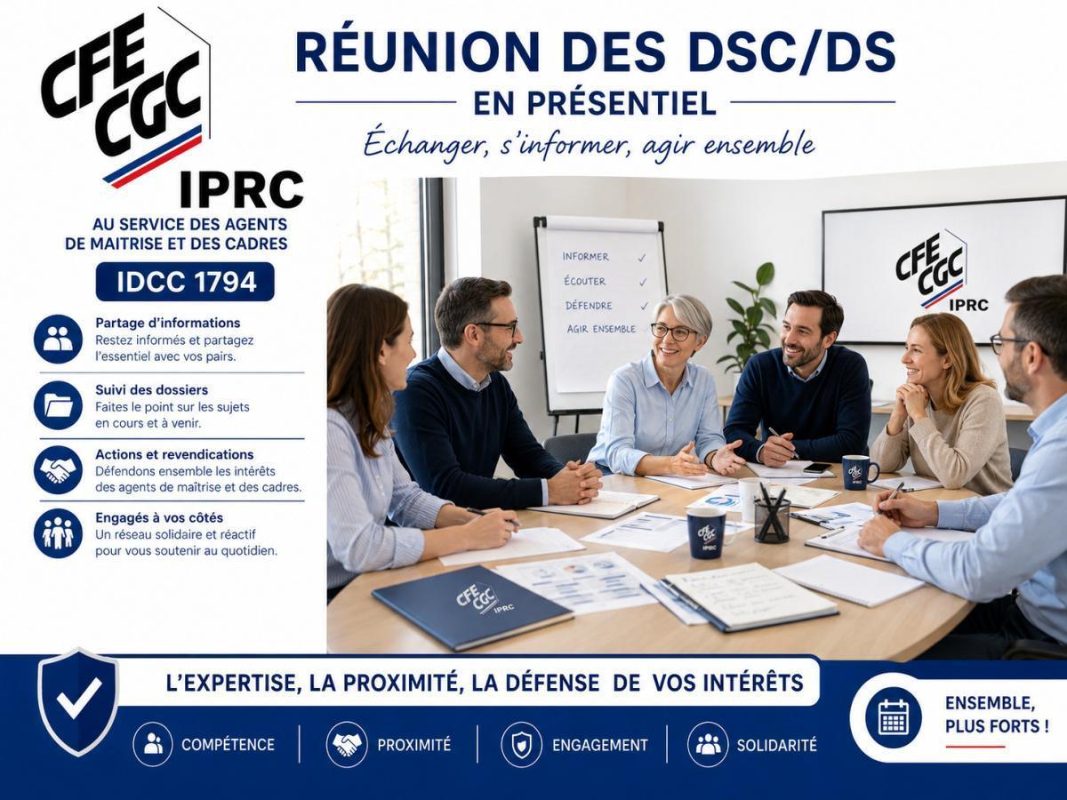 Réunion des DSC / DS / RS