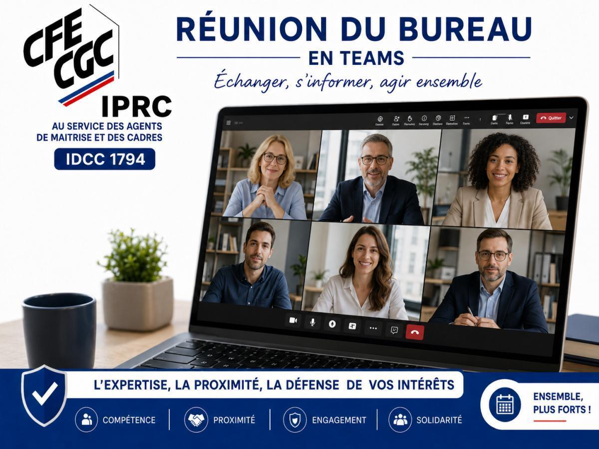 Réunion du Bureau de novembre