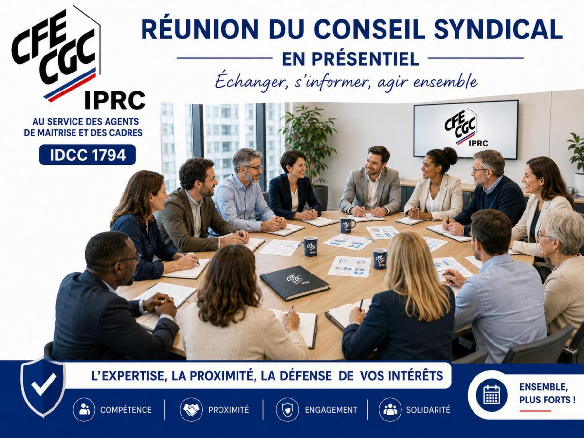 Réunion du Conseil Syndical de Décembre