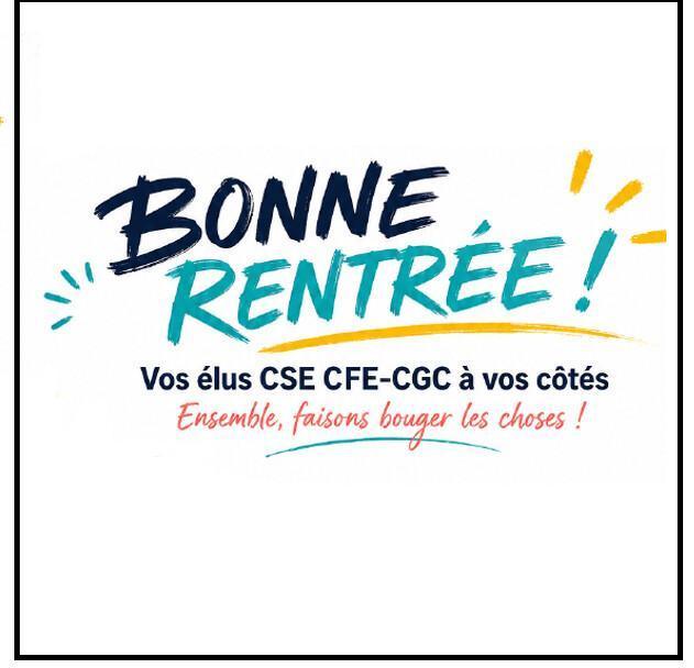 BONNE RENTREE