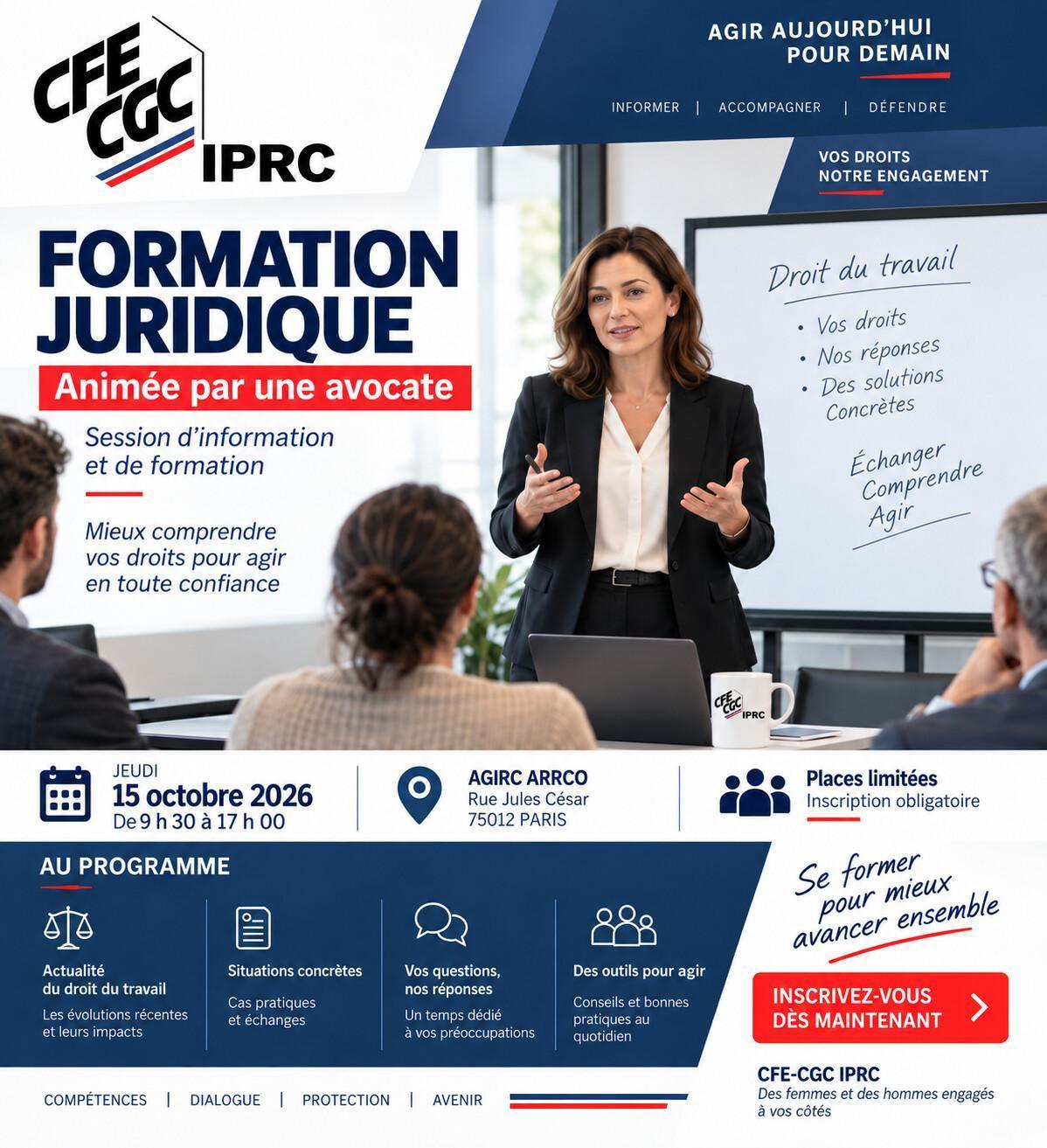 Formation dispensée par notre avocat - Thématiques diverses