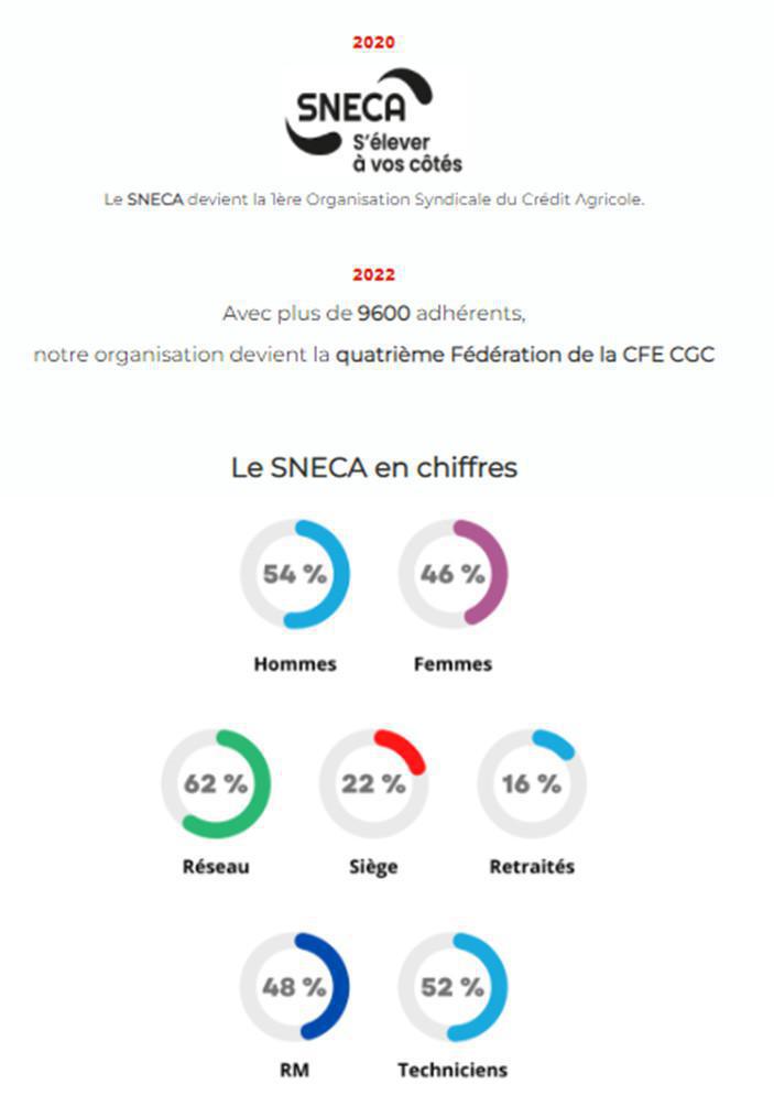 Le SNECA en chiffres et nos valeurs
