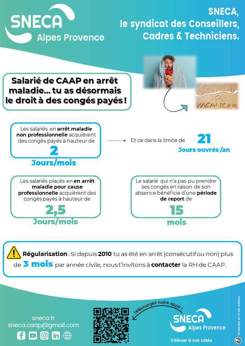 🌡 Nouveau : arrêt maladie et congés payés 🌴