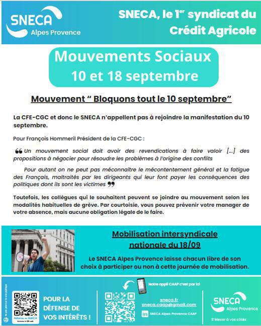 📢Info : Mouvements sociaux 📢