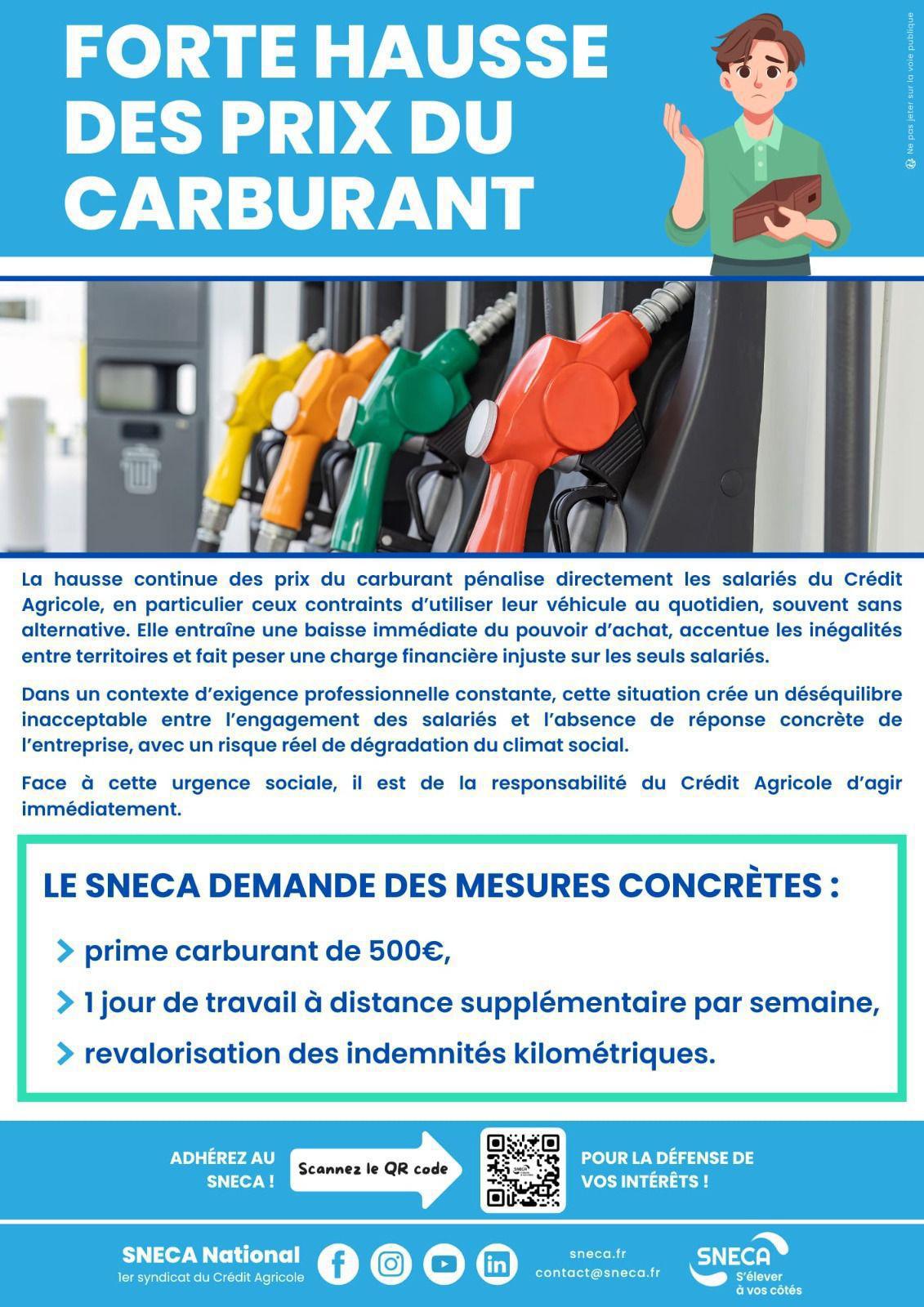 📢 Le SNECA demande des mesures concrètes 