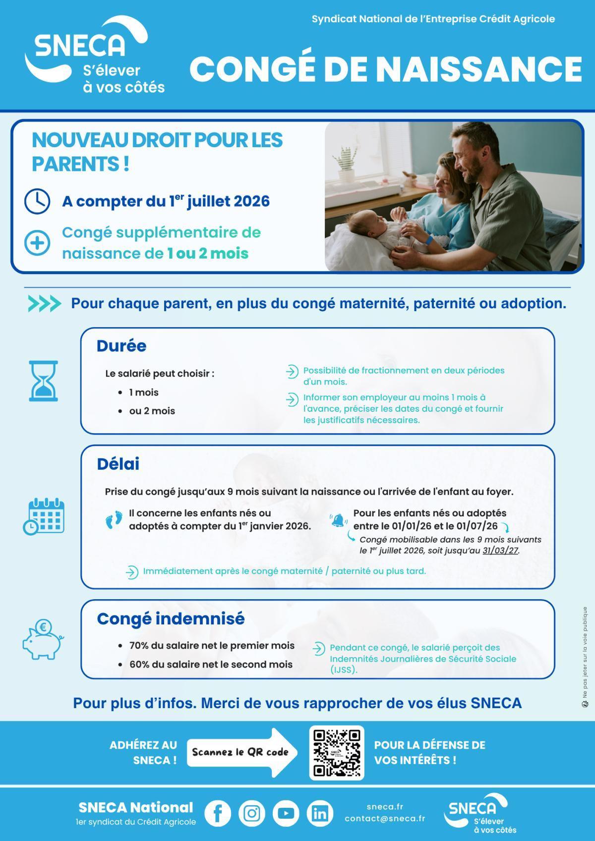 Le congé supplémentaire de naissance arrive.👼🍼