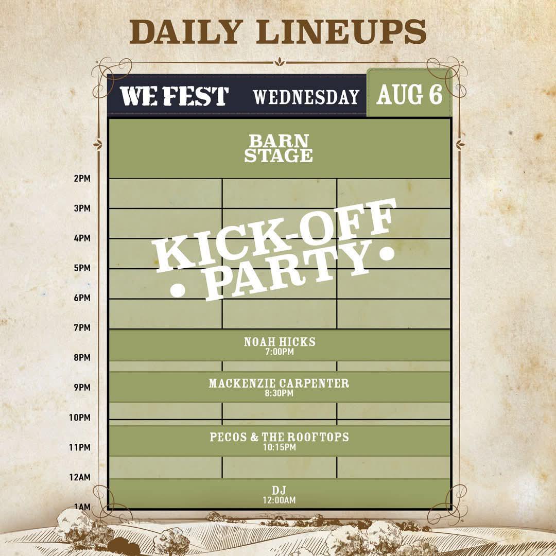 DAILY LINEUPS