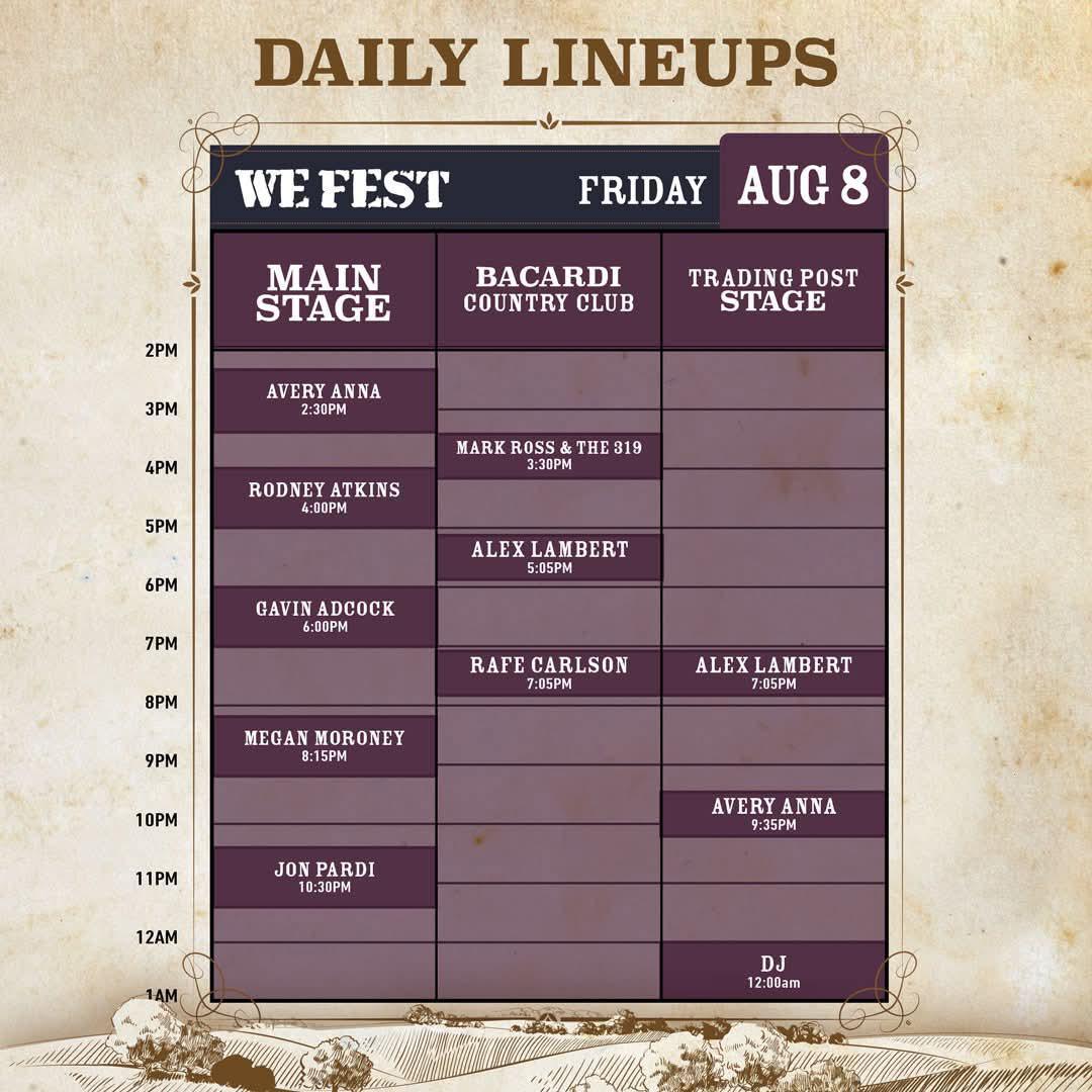 DAILY LINEUPS