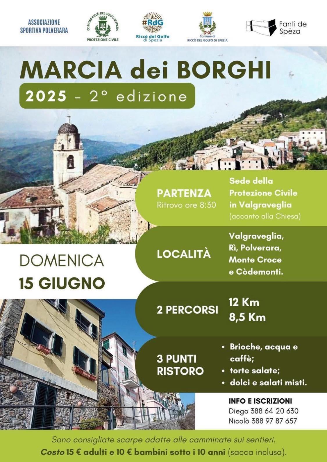 La Marcia dei Borghi - seconda edizione (inizio ore 08.30) La Marcia dei Borghi - seconda edizione (inizio ore 08.30)