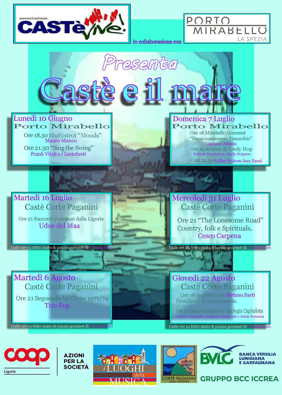 Racconti e canzoni dalla Liguria Udue del Maa - "Castè e il Mare" (inizio ore 21:00)