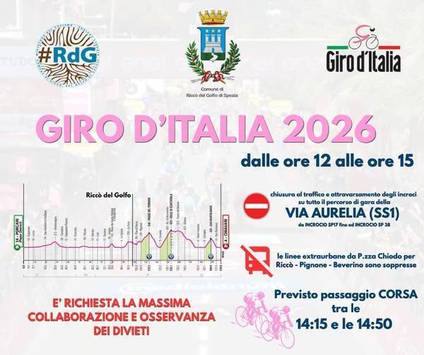Il Giro d’Italia a Riccò! (Previsto passaggio Corsa tra le ore 14:15 e le 14:50)