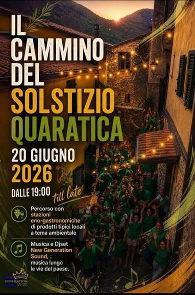 Il Cammino del Solstizio Quaratica (dalle ore 19:00)