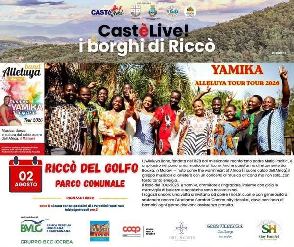 CastèLive! i borghi di Riccò - Alleluya Band (dalle ore 19.00 - inizio spettacoli ore 21.00)