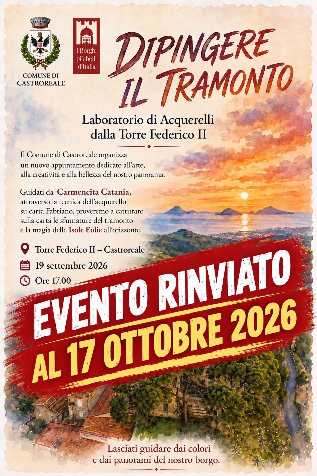 Dipingere il Tramonto (inizio ore 17:00)