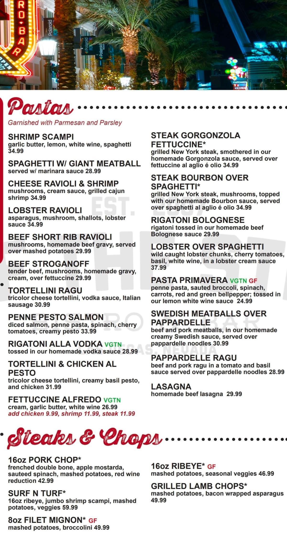 Menus