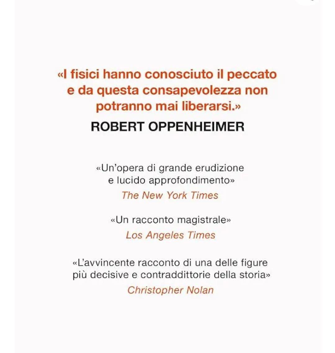 Oppenheimer: trionfo e caduta dell'inventore della bomba atomica Oppenheimer: trionfo e caduta dell'inventore della bomba atomica