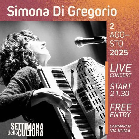 Simona di Gregorio Live Concert (inizio ore 21:30)