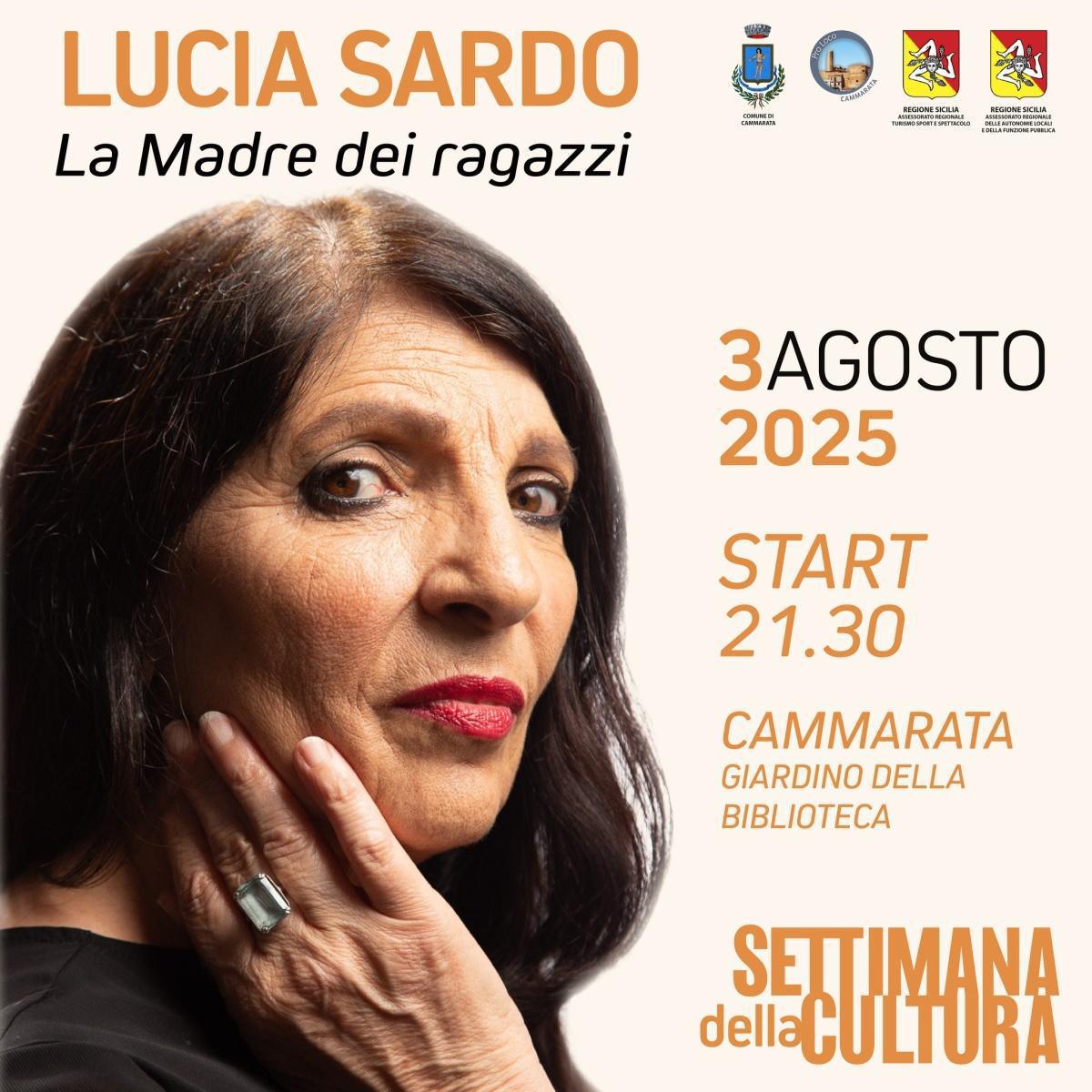 Lucia Sardo "La Madre dei Ragazzi" (start h. 21.30)