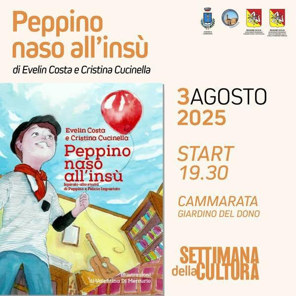 Peppino naso all'insù di Evelin Costa e Cristina Cucinella (start h. 19.30)