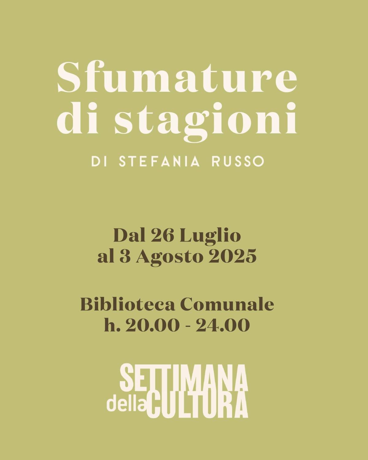 Sfumature di stagioni di Stefania Russo