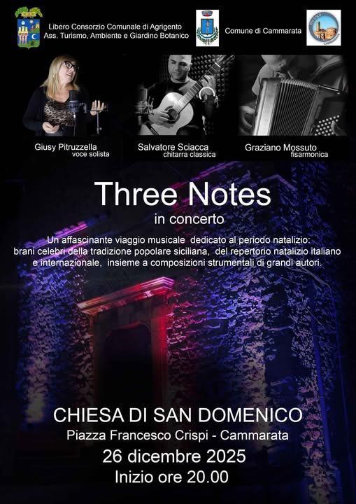 Three Notes in Concerto (inizio ore 20.00)