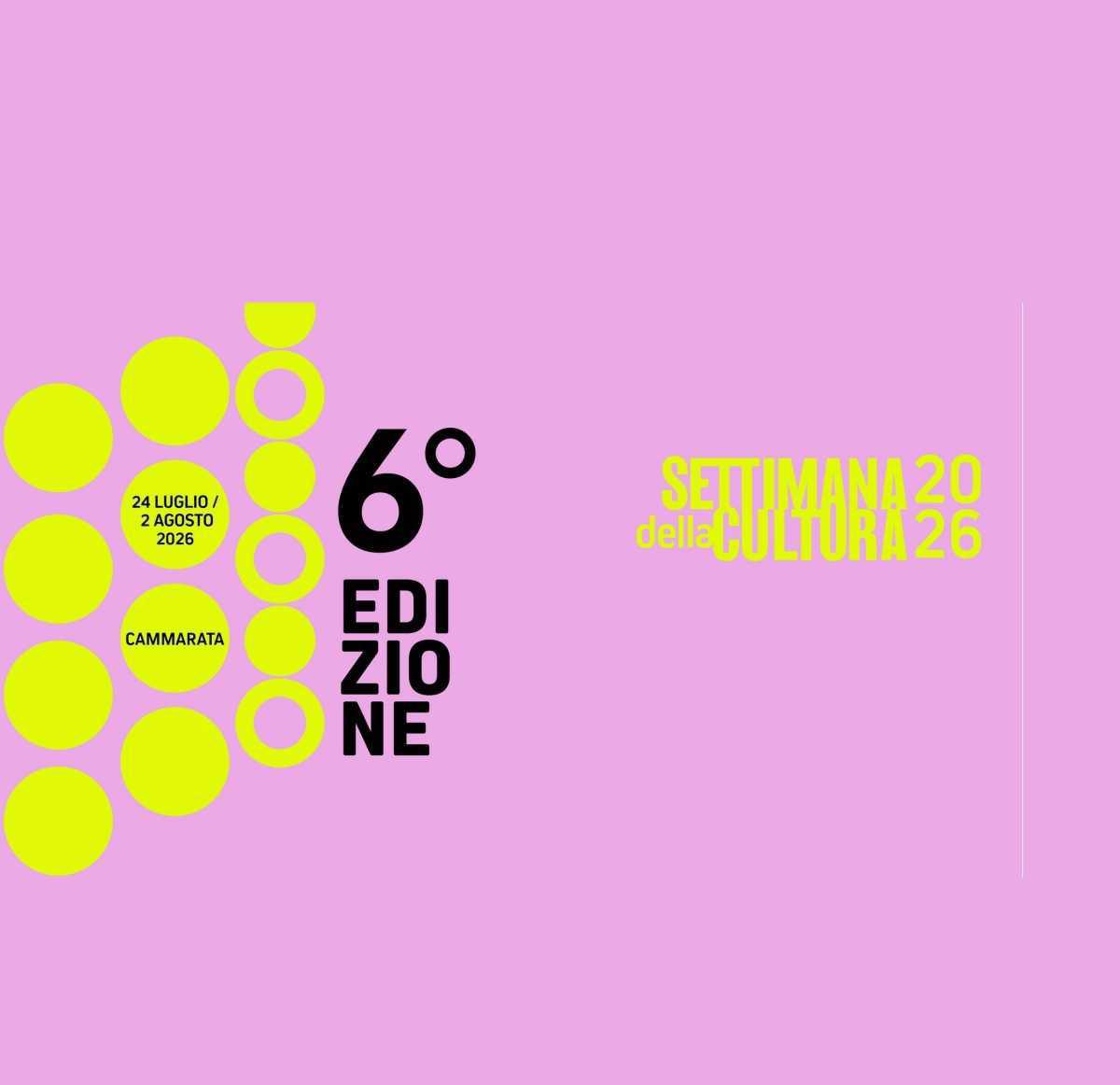 Settimana della Cultura - Sesta Edizione
