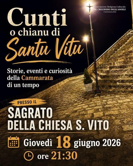 Cunti o chianu di Santu Vitu (inizio ore 21.30)
