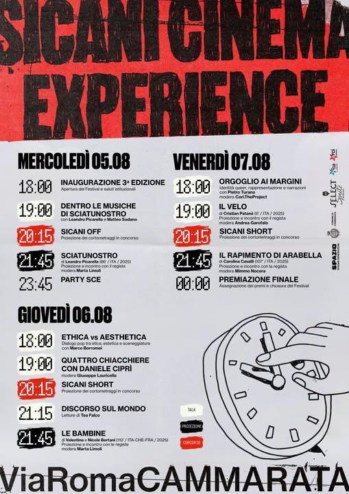 Sicani Cinema Experience (dalle ore 18:00)