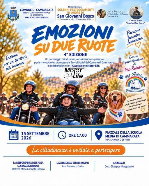 Emozioni su Due Ruote - IV Edizione (inizio ore 17:00) Emozioni su Due Ruote - IV Edizione (inizio ore 17:00)
