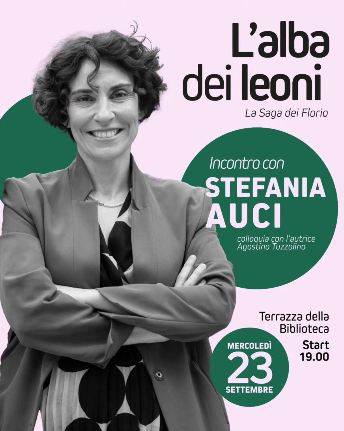 Incontro con Stefania Auci, L'alba dei leoni (inizio ore 19:00)