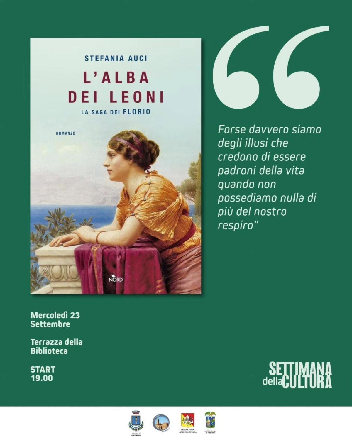 Incontro con Stefania Auci, L'alba dei leoni (inizio ore 19:00)