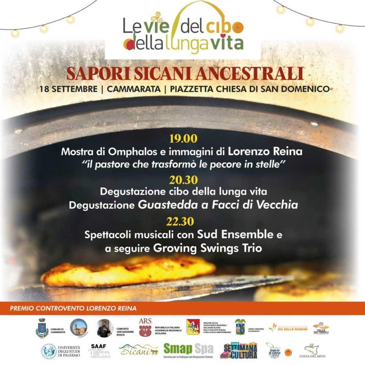 Le vie del cibo della lunga vita - Sapori Sicani Ancestrali (dalle ore 19:00)