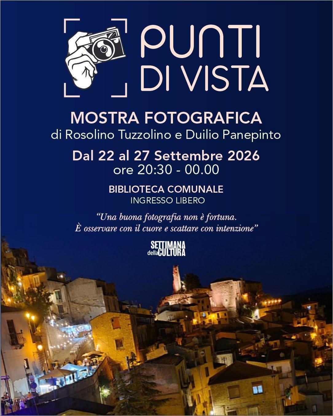 "Punti di vista" Mostra Fotografica di Rosolino Tuzzolino e Duilio Panepinto