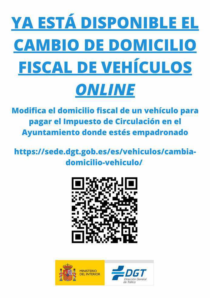 Cambio Domicilio Fiscal De Vehículos Online