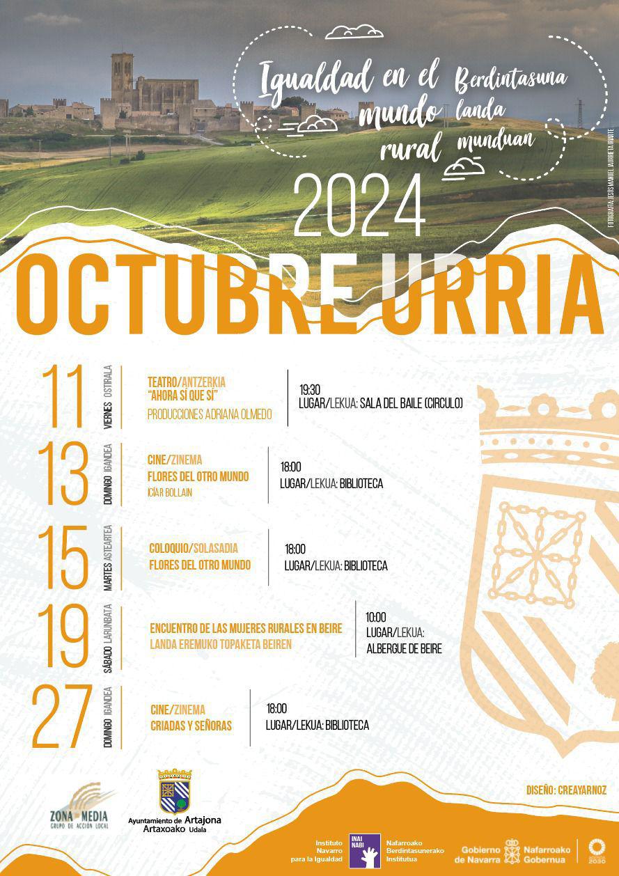 Eventos de Octubre: Igualdad en el Mundo Rural