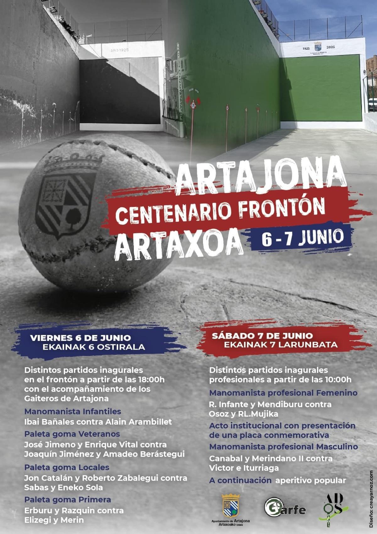 ARTAJONA - CENTENARIO DEL FRONTÓN