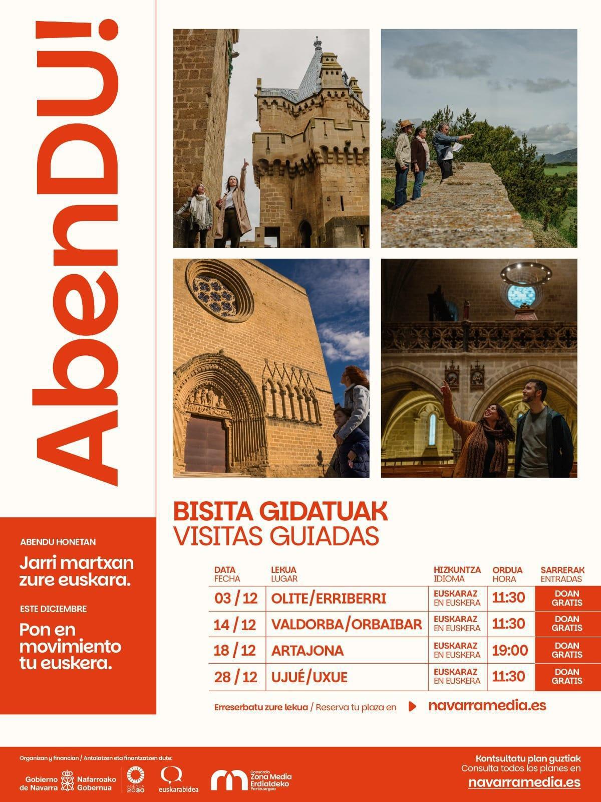 VISITAS GUIADAS EN EUSKERA POR LA ZONA MEDIA