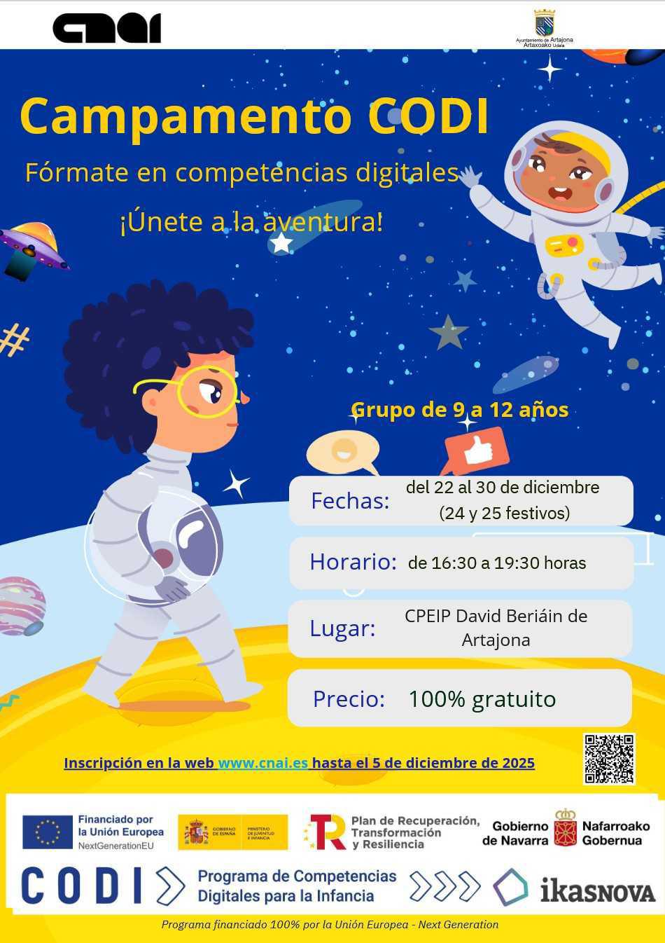 Campamento CODI – Competencias digitales para la infancia.