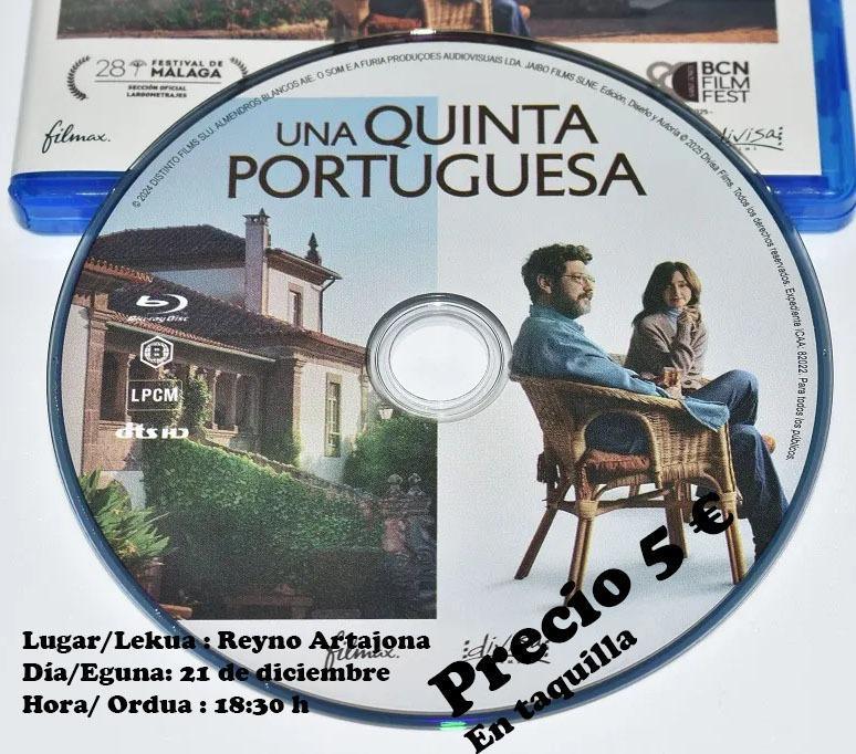 Cine en Artajona: “Una Quinta Portuguesa” el 21 de diciembre