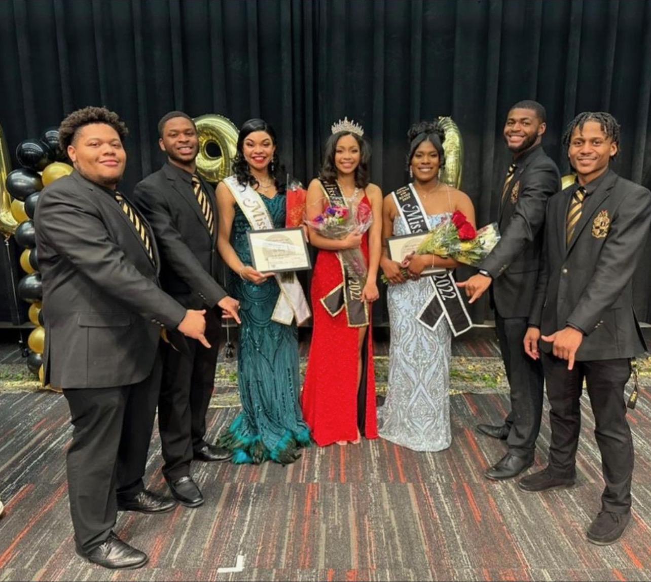 2022 Miss Black & Old Gold Pageant Winners 