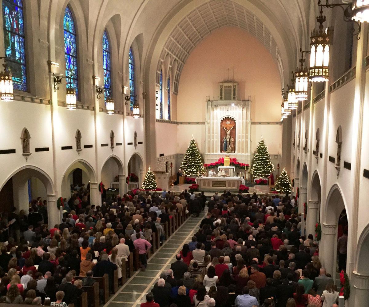 Christmas picture inside Church - JJL