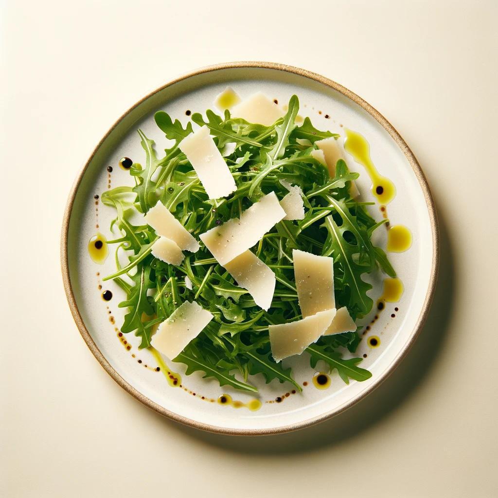 Salade de roquette et parmesan Salade de roquette et parmesan