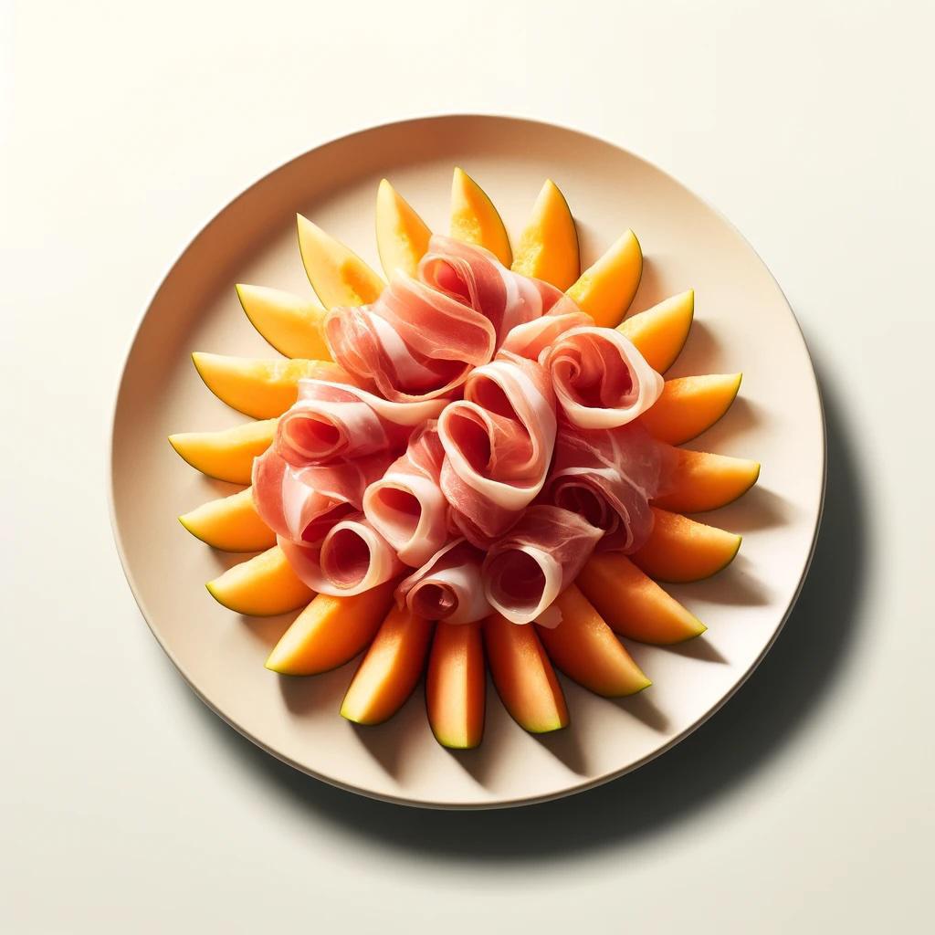 Jambon et melon