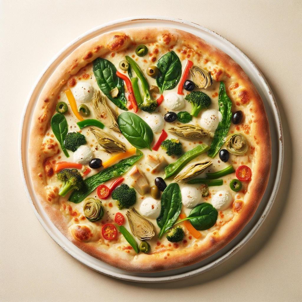 Vegetarian Pizza (White)