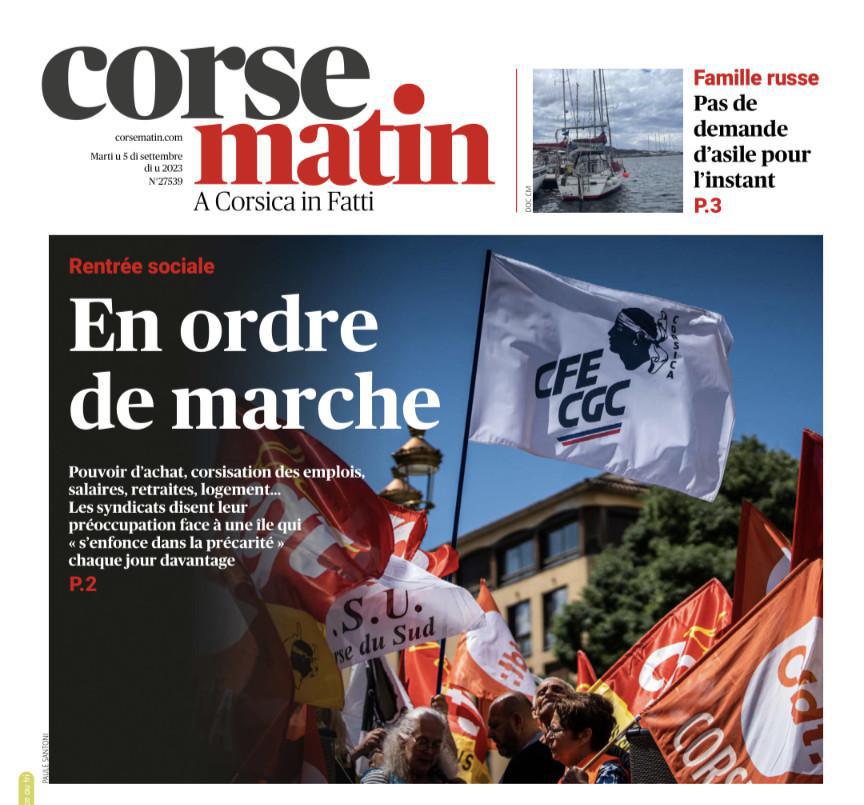 Rentrée syndicale