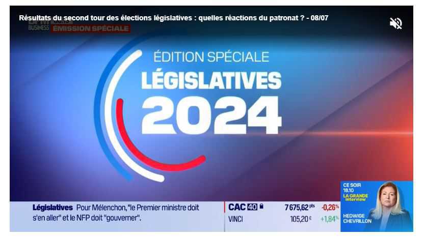 Résultats du second tour des élections législatives : quelles réactions du patronat ?