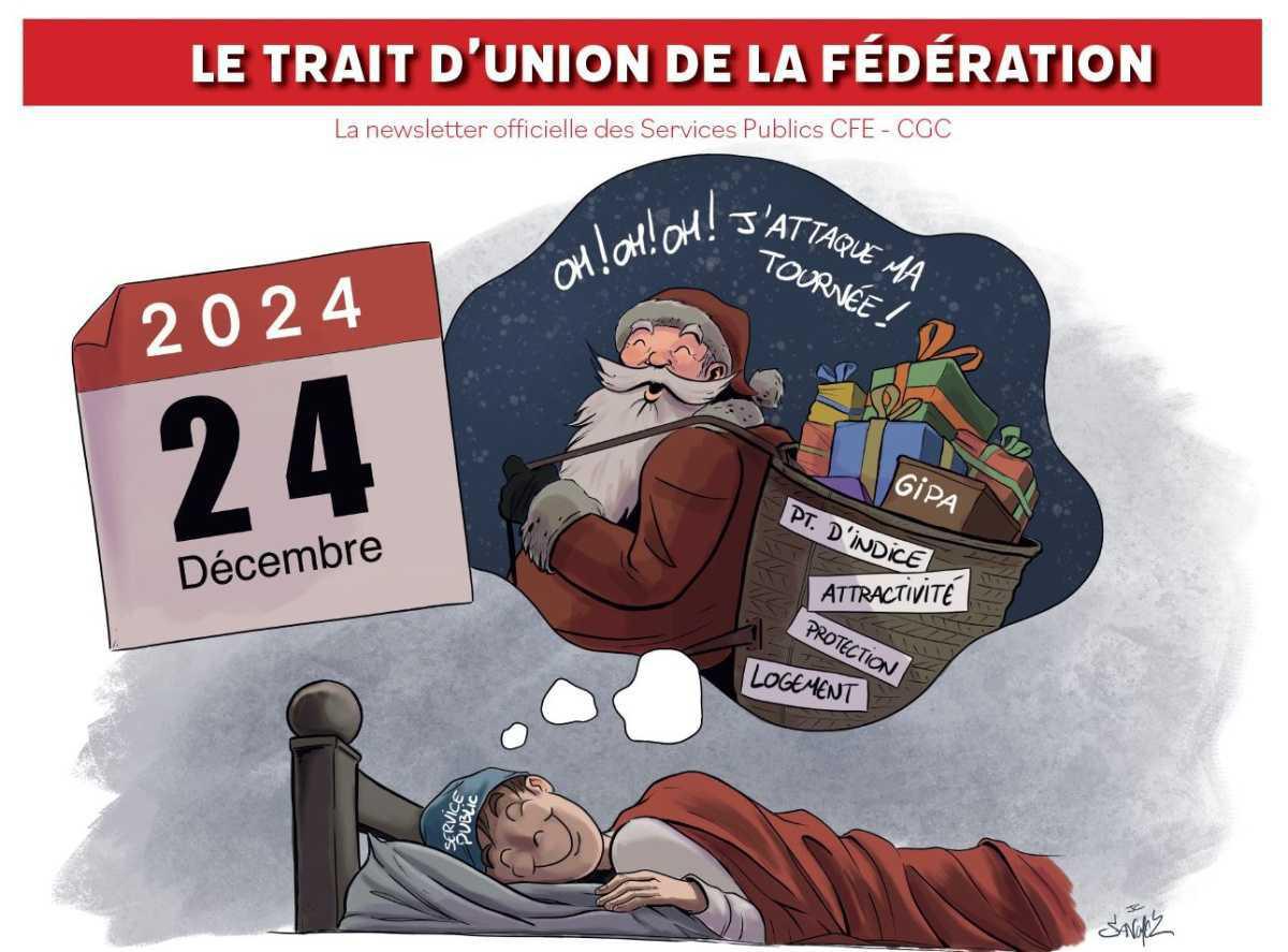 La newsletter officielle des Services Publics CFE - CGC La newsletter officielle des Services Publics CFE - CGC