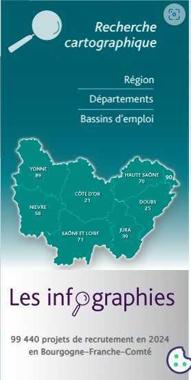 Cartographie France Travail 2024 en BFC