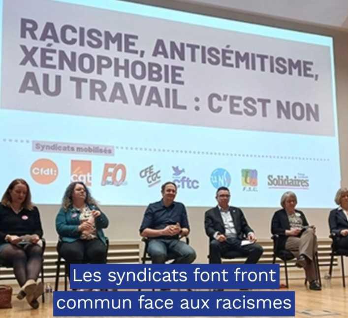 Racisme, Antisémitisme, Xénophobie, AU TRAVAIL C'EST NON 
